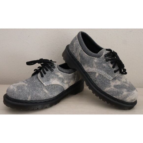 Dr Martens 8053 Men\'s 6 Women\'s 7 Stonewashed Hairy Suede Casual Oxford Shoe main image 11